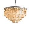 Миниатюра фото люстра odeon 10a chrome/amber | 220svet.ru