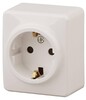 Миниатюра фото розетка эра 2p e schuko со шторками 16a 250v 11-2204-02 б0020689 | 220svet.ru