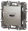 Миниатюра фото розетка эра elegance 14-3114-16 hdmi титан б0065778 | 220svet.ru