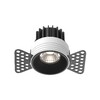 Миниатюра фото встраиваемый точечный светодиодный светильник maytoni round dl058-7w4k-trs-b | 220svet.ru