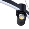 Миниатюра фото подвесная светодиодная люстра arte lamp ring a2186sp-1bk | 220svet.ru