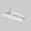 Миниатюра фото встраиваемый светильник crystal lux clt 068c3 wh | 220svet.ru