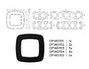 Миниатюра фото рамка 5-постовая ambrella volt omega ecta of140705 | 220svet.ru
