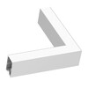Миниатюра фото подвесной светодиодный светильник ideal lux fluo corner 3000k wh | 220svet.ru