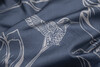 Миниатюра фото пододеяльник принт тенсель магнолия cиний 220*200 garda decor 144hf-10412 | 220svet.ru