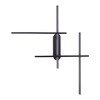 Миниатюра фото настенный светодиодный светильник odeon light l-vision 3890/36wlp черный | 220svet.ru