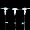 Миниатюра фото гирлянда занавес 1 x 6 м белый 220в, 600 led, провод прозрачный пвх, ip54 ltc pcl601-10-2w | 220svet.ru