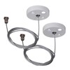 Миниатюра фото шинопровод reluce rl 06035/06036 suspension cable 2m wt | 220svet.ru