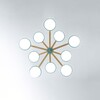 Миниатюра фото потолочная люстра на штанге с пультом ду imperium loft turna 229094-26 | 220svet.ru