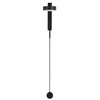 Миниатюра фото настенный светодиодный светильник arte lamp mirach a2142ap-10bk | 220svet.ru