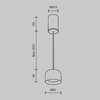 Миниатюра фото подвесной светильник maytoni comfy p113-l12-3k-bs | 220svet.ru