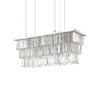 Миниатюра фото подвесная люстра ideal lux martinez sp6 cromo | 220svet.ru