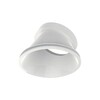 Миниатюра фото рефлектор ideal lux dynamic reflector round slope wh | 220svet.ru