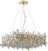 Миниатюра фото люстра подвесная хрустальная 2171/03/10p stilfort, серия tetrix | 220svet.ru