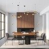 Миниатюра фото подвесная люстра denkirs orbit dk4065-bk+sg | 220svet.ru