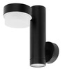 Миниатюра фото уличный настенный светильник arte lamp budapest a2362al-2bk | 220svet.ru