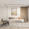 Миниатюра фото трековый однофазный светодиодный светильник denkirs shine flow dk5761-sb | 220svet.ru
