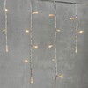 Миниатюра фото гирлянда бахрома 3,1 x 0,5 м экстра тепло-белая 220в, 150 led, провод прозрачный пвх, ip54 ltc pil150-10-2eww | 220svet.ru