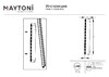 Миниатюра фото трековый магнитный светильник maytoni points tr082-1-12w3k-m-w | 220svet.ru