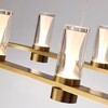 Миниатюра фото подвесная светодиодная люстра odeon light defance 7144/65l бронзовый | 220svet.ru