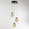 Миниатюра фото подвесной светильник delight collection md25090022-3a matt black/champagne | 220svet.ru