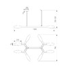 Миниатюра фото потолочная люстра eurosvet covalent 30180 черный | 220svet.ru