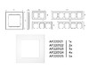 Миниатюра фото рамка 4-постова ambrella volt alfa techno af220124 | 220svet.ru