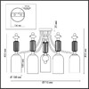 Миниатюра фото потолочная люстра odeon light candy 4861/5c | 220svet.ru