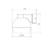 Миниатюра фото бра elektrostandard mrl 1026 черный a061045 | 220svet.ru