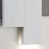 Миниатюра фото настенный светодиодный светильник indigo avanzato 14023/2w silver stone v000119l | 220svet.ru