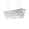 Миниатюра фото подвесная люстра ideal lux martinez sp8 cromo | 220svet.ru