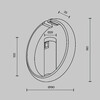 Миниатюра фото трековый магнитный светильник  maytoni zero flarity tr230-1-10w3k-bs | 220svet.ru