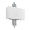 Миниатюра фото настенный светильник loft it poema 10458 silver | 220svet.ru