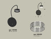 Миниатюра фото бра с выключателем и композитным хрусталем ambrella light diy spot techno xb9596250 | 220svet.ru