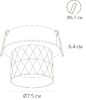 Миниатюра фото встраиваемый светильник arte lamp fang a5562pl-1wh | 220svet.ru