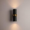 Миниатюра фото настенный светильник arte lamp ran a3143ap-2bk | 220svet.ru