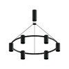 Миниатюра фото корпус подвесной люстры ambrella light diy spot sbk черный песок c9022 | 220svet.ru
