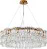 Миниатюра фото подвесная люстра хрустальная 2174/05/12p stilfort, серия admire | 220svet.ru