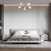 Миниатюра фото потолочная люстра escada calla 1109/5p white | 220svet.ru