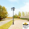 Миниатюра фото парковый фонарь fumagalli tabor ofir/simon 3l  u33.205.r30.axh27 | 220svet.ru