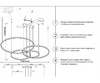 Миниатюра фото подвесной светодиодный светильник kink light тор 08204,36pa(3000k) | 220svet.ru