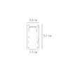 Миниатюра фото шинопровод магнитный arte lamp expert-accessories a570106 | 220svet.ru