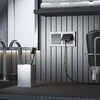 Миниатюра фото рамка из поликарбоната на 2 поста werkel hammer серебряный w0022406 | 220svet.ru