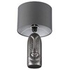 Миниатюра фото настольная лампа керамическая lumion akivi 8146/1t серый | 220svet.ru