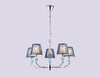 Миниатюра фото подвесная люстра с декором из керамики ambrella light high light classic lh75061 | 220svet.ru