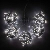 Миниатюра фото комплект 5 белых нитей по 20м, 1000 led, провод черный пвх, ip54 ltc kdd1000-11-1w | 220svet.ru