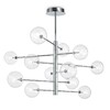 Миниатюра фото подвесная люстра ideal lux equinoxe sp12 cromo | 220svet.ru