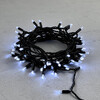 Миниатюра фото гирлянда нить с колпачком 10м белая 220в, 100 led, провод черный пвх, ip65 ltc pst100cap-11-2w | 220svet.ru