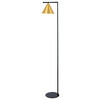 Миниатюра фото торшер arte lamp david a7033pn-1bk | 220svet.ru