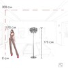 Миниатюра фото торшер loft it boucle 10438f | 220svet.ru